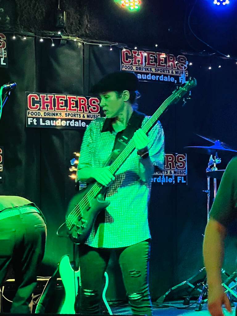 Michelle on bass