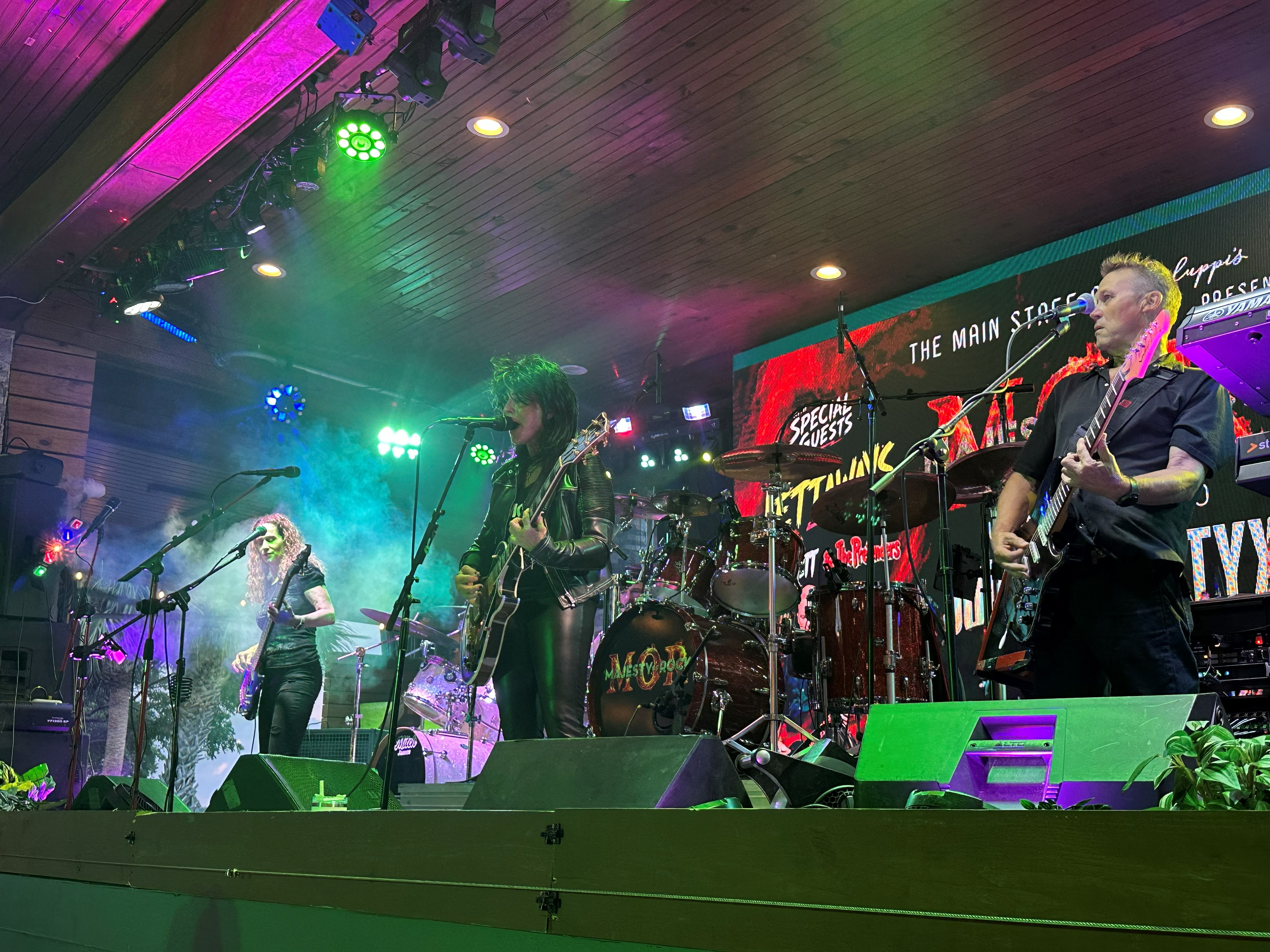 The JettAways performing on the main stage at Galuppi's